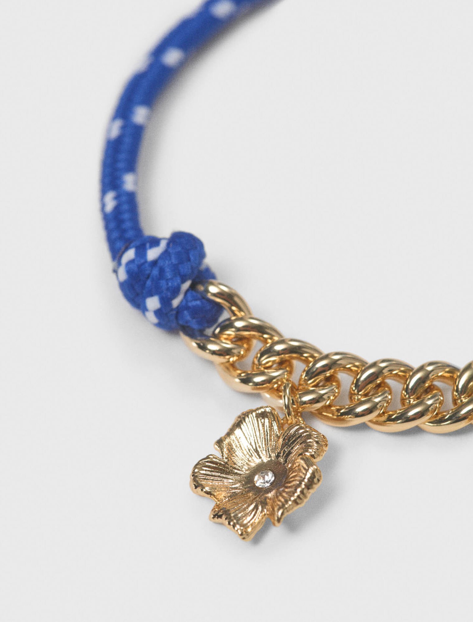 Marine cord chain bracelet
