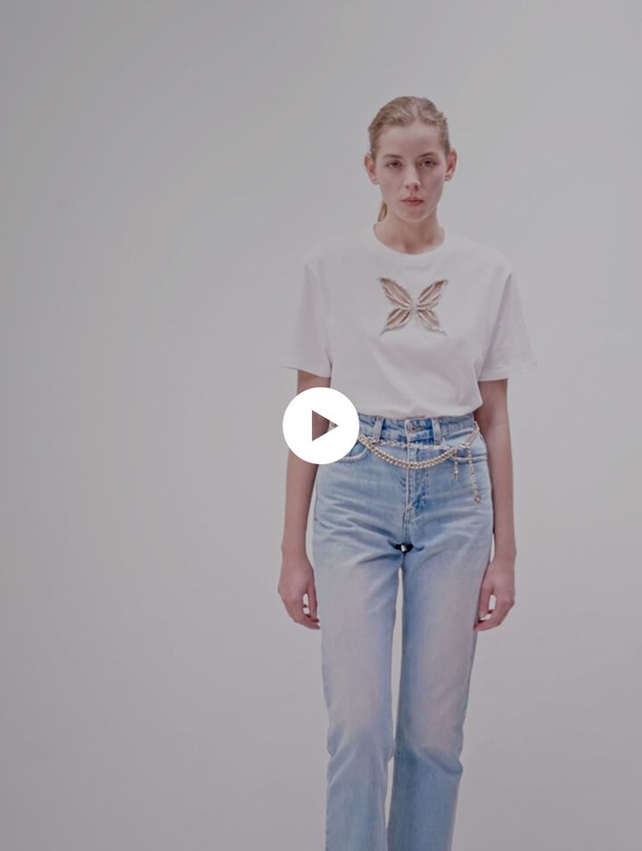 Rhinestone T-shirt