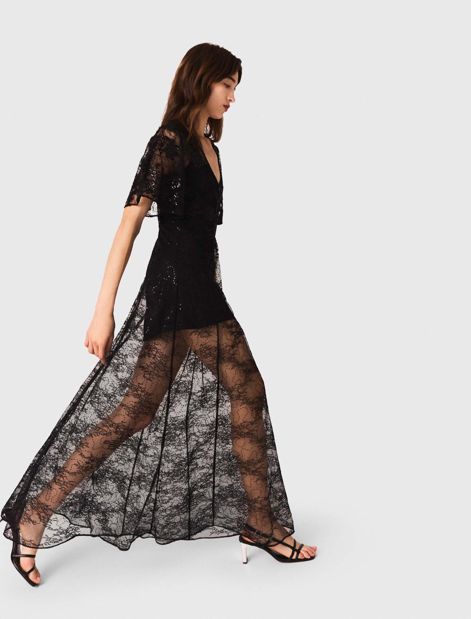 Lace maxi dress