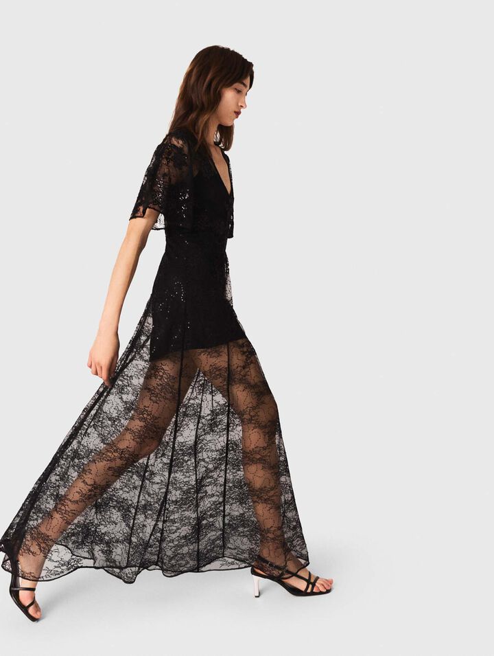 Lace maxi dress