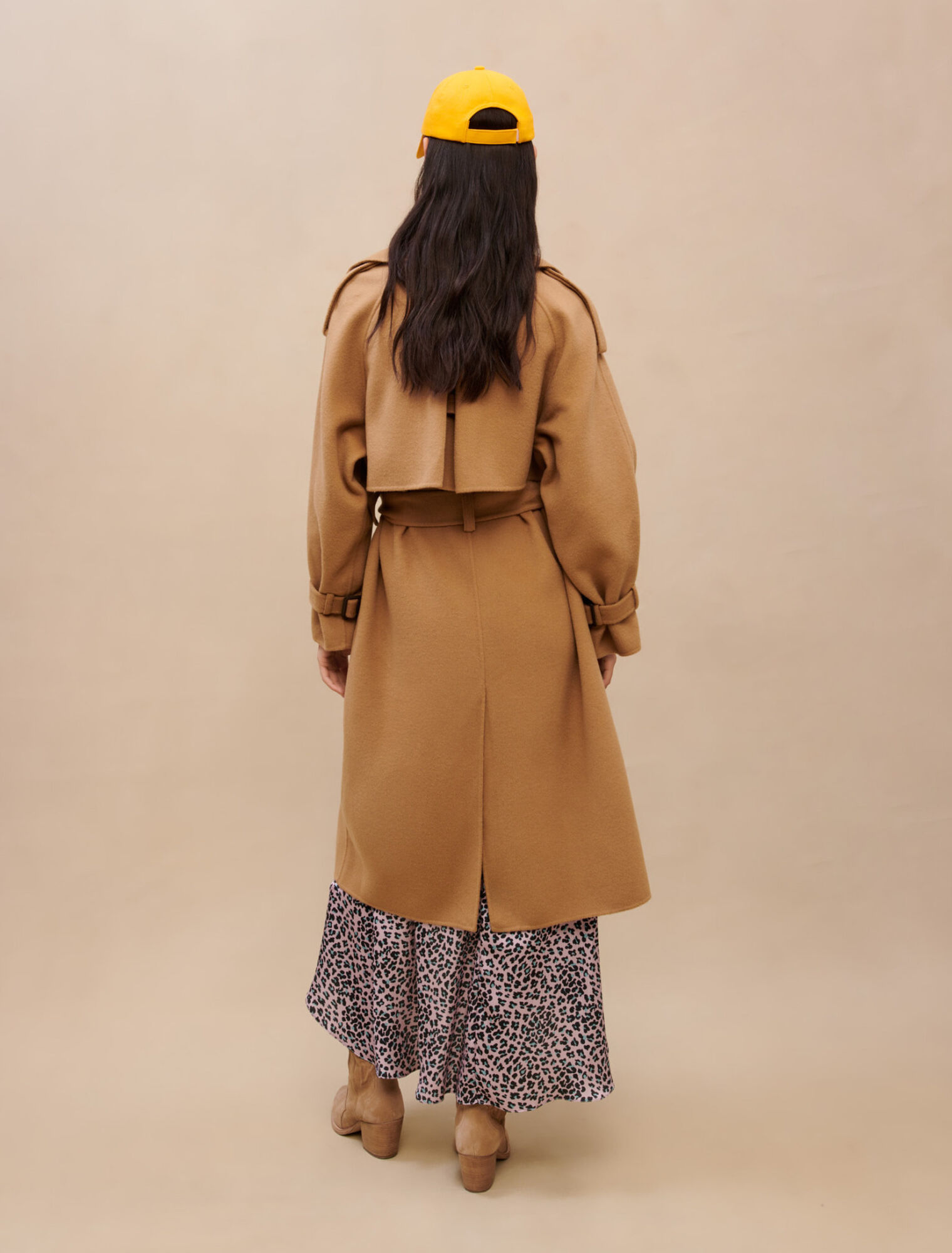 Camel wool coat