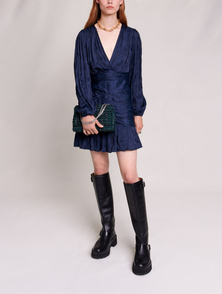 Short draped dress