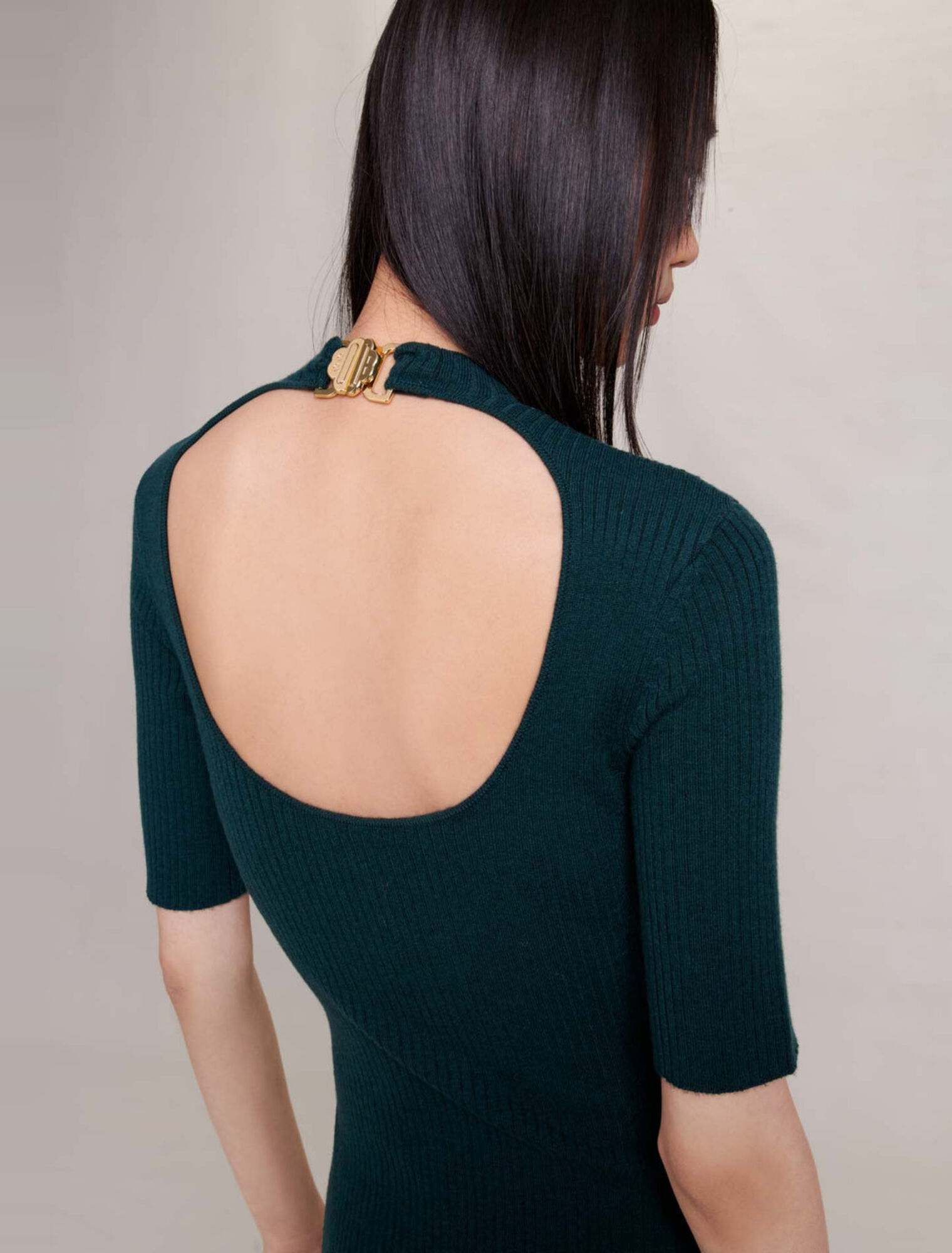 Knit maxi dress