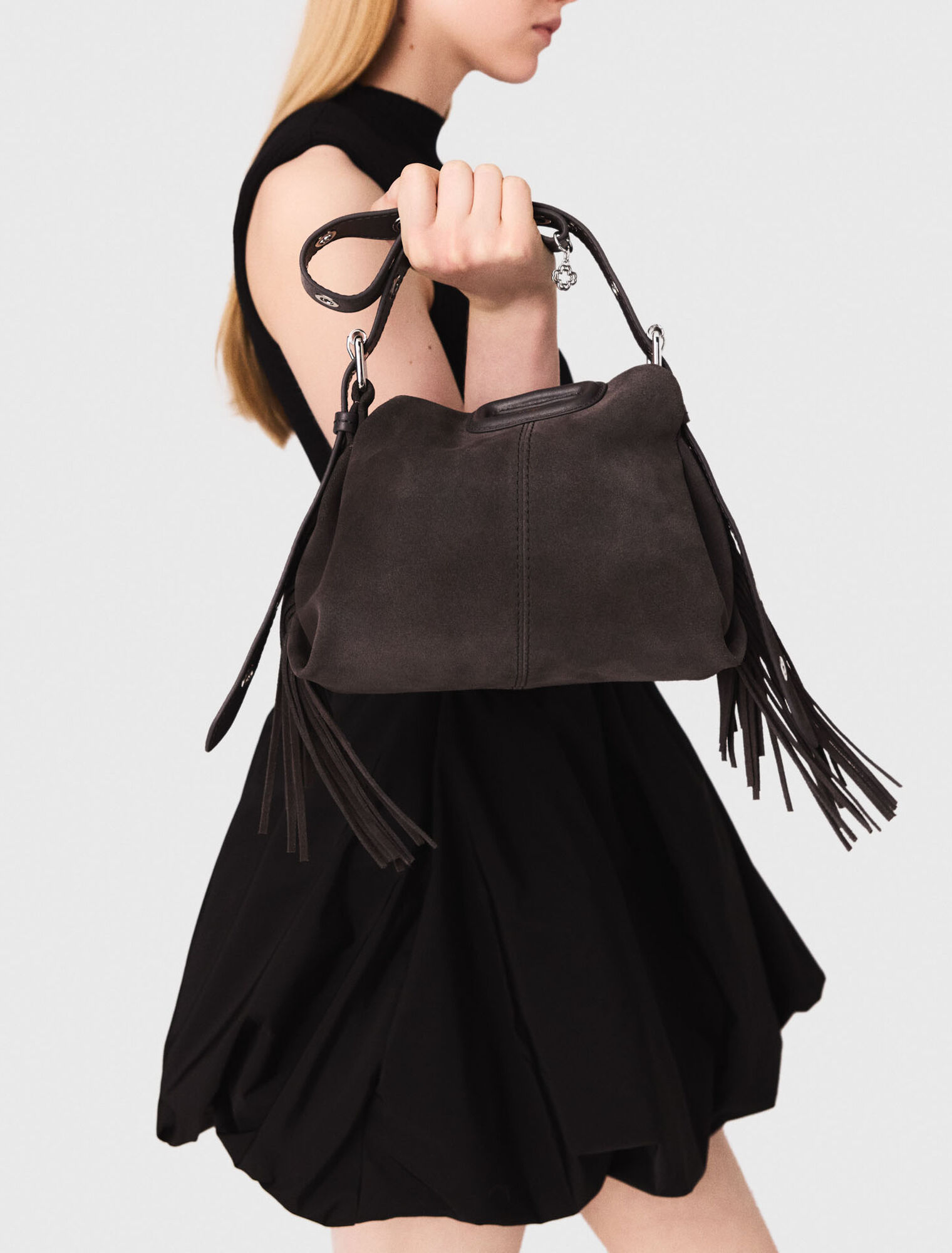 Miss M mini suede bag
