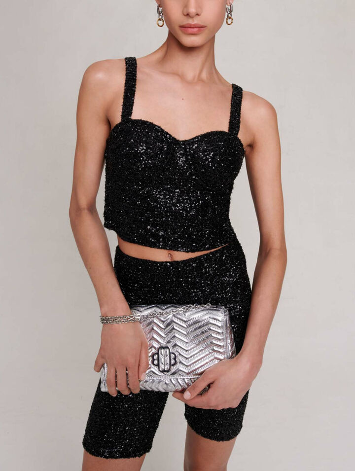 Sparkly bustier