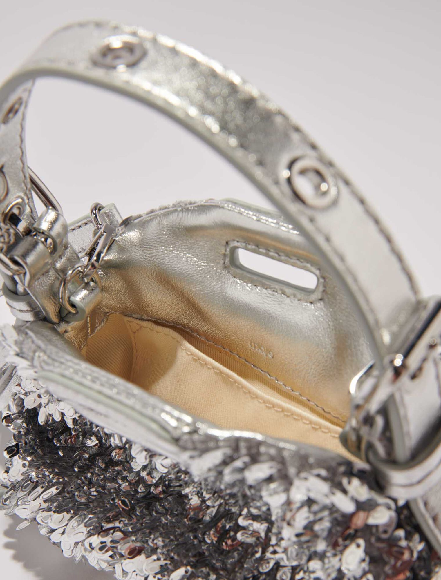 Miss M Nano bag with silver sequins