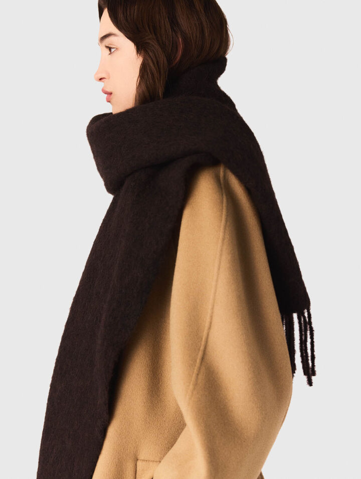 Manteau long double face