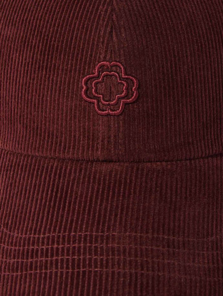 Corduroy cap