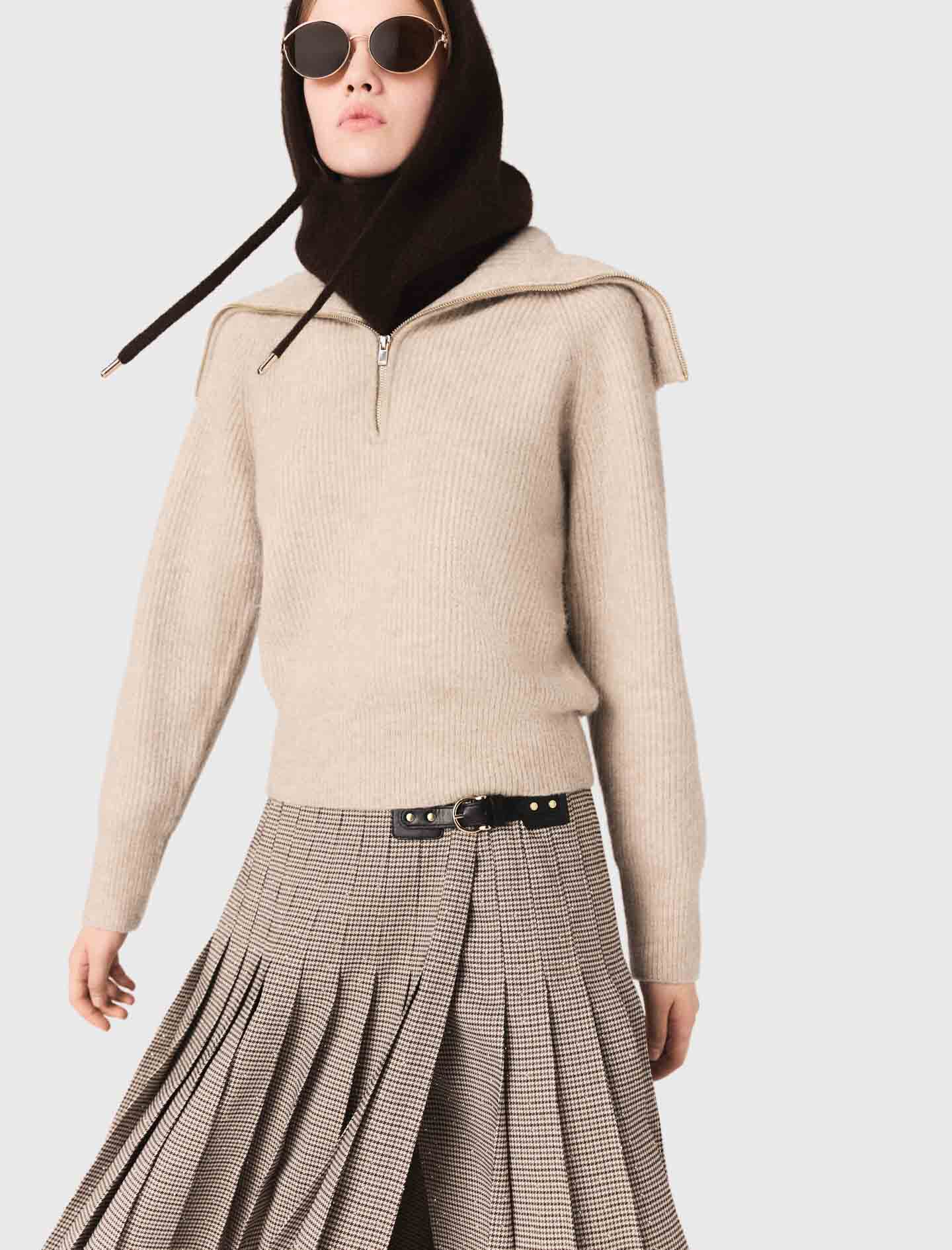 トップス Perfume closet / SIDE PLEATS PULLOVER LuxBreak Half-Zip Pullover for Women | Eucalyptus – UNRL