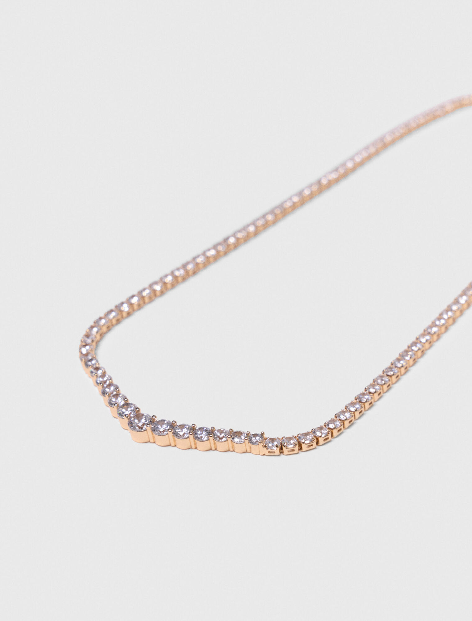Cascade diamant&eacute; necklace