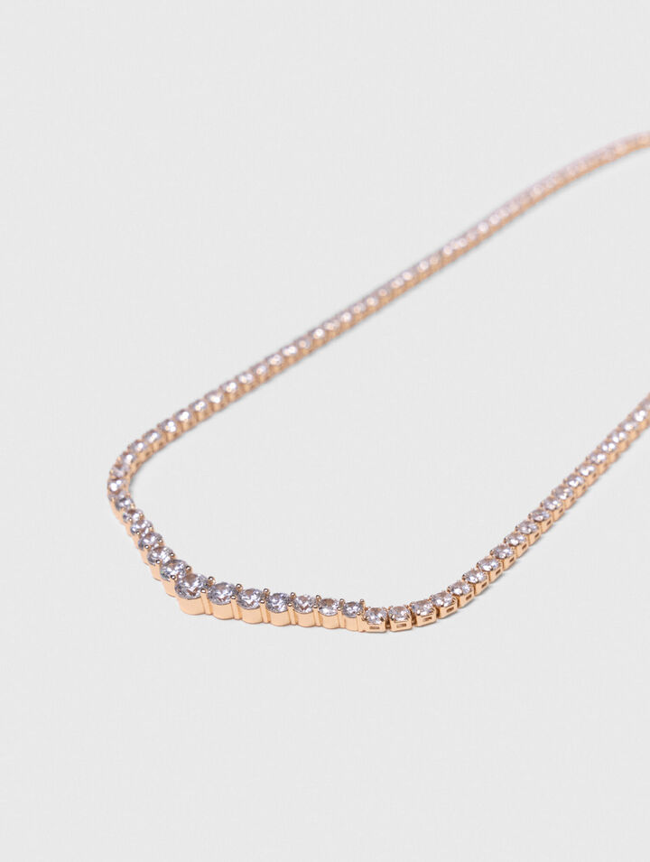 Cascade diamant&eacute; necklace