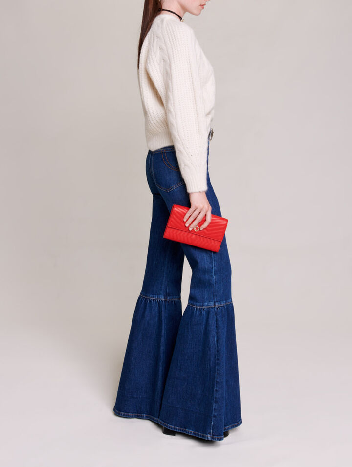 Cable knit jumper