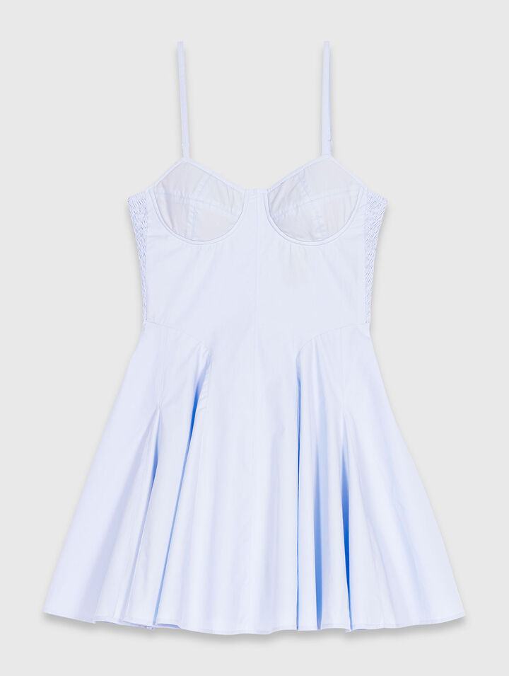 Short cotton babydoll dress