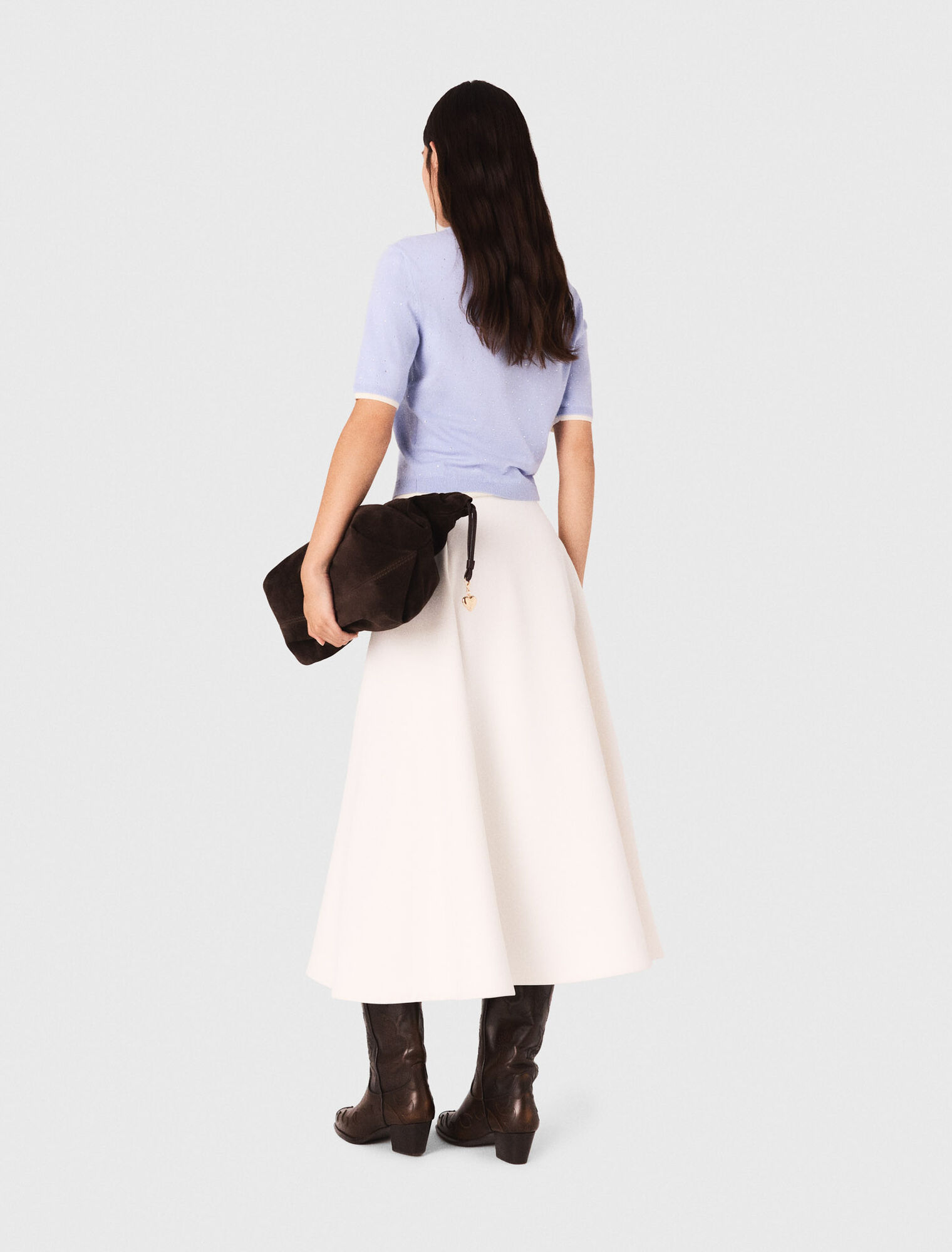 100% wool short-sleeve jumper