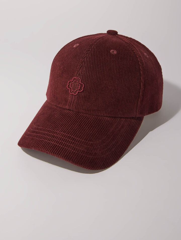 Corduroy cap