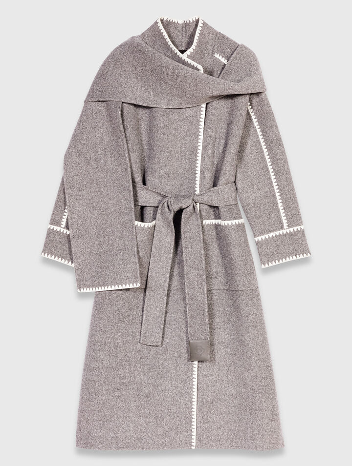 Long double-faced coat