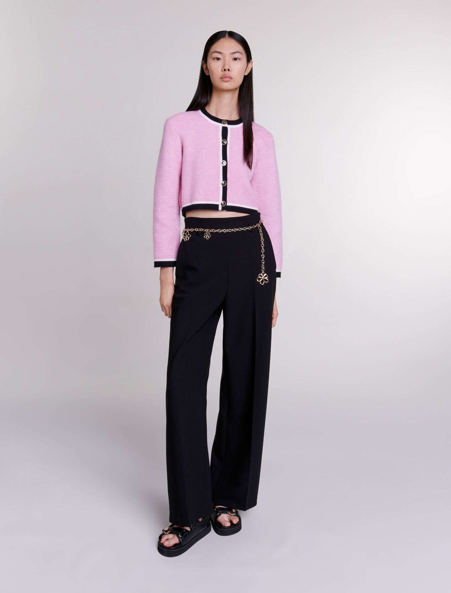 Maje cropped wool cardigan new arrivals