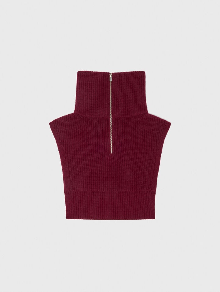Knit collar