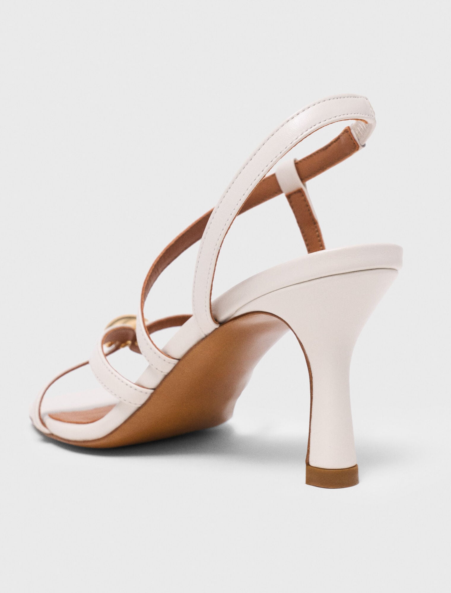 Multi-strap leather sandals