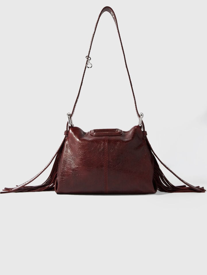 Miss M mini cracked leather bag