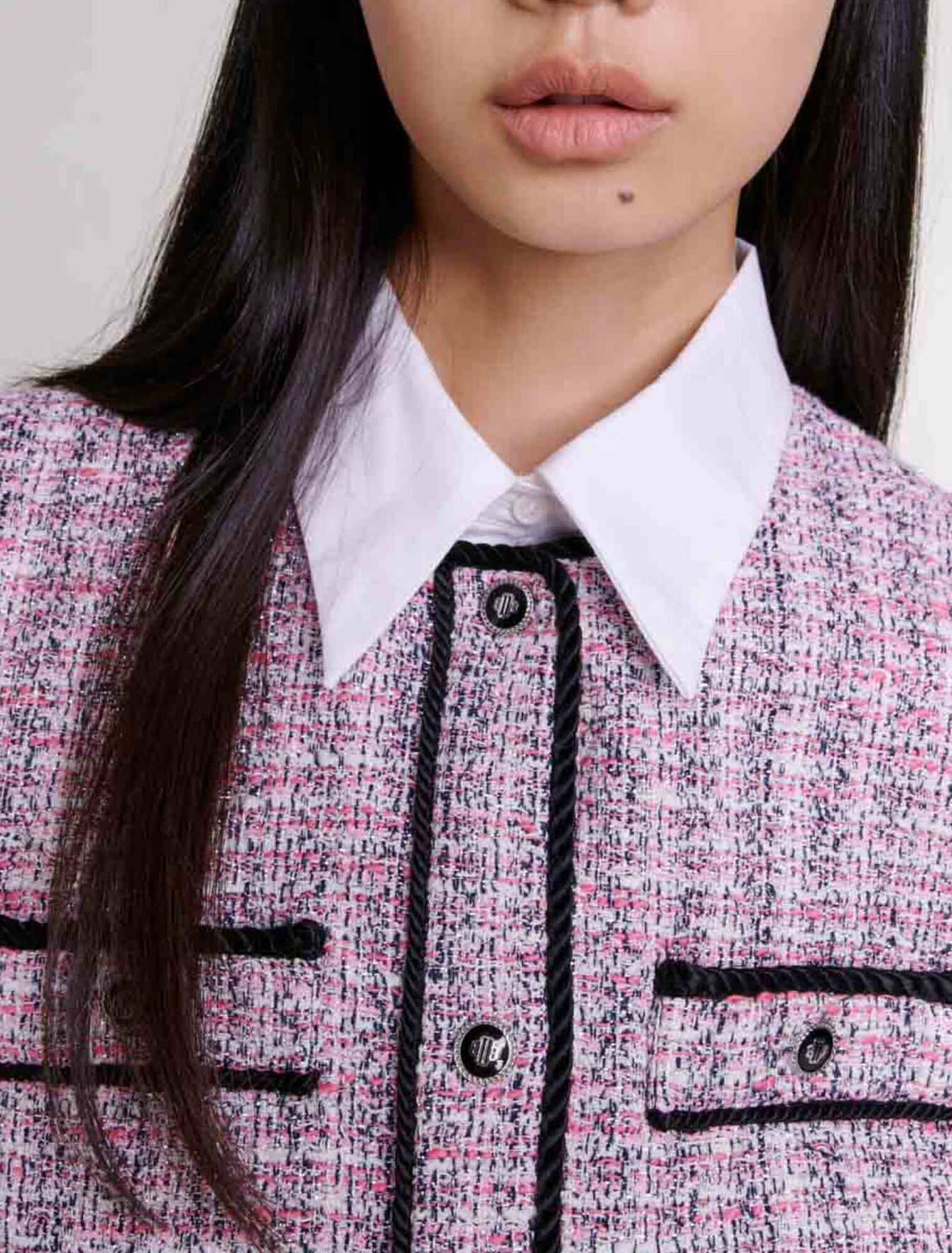 Tweed 2-in-1 short dress