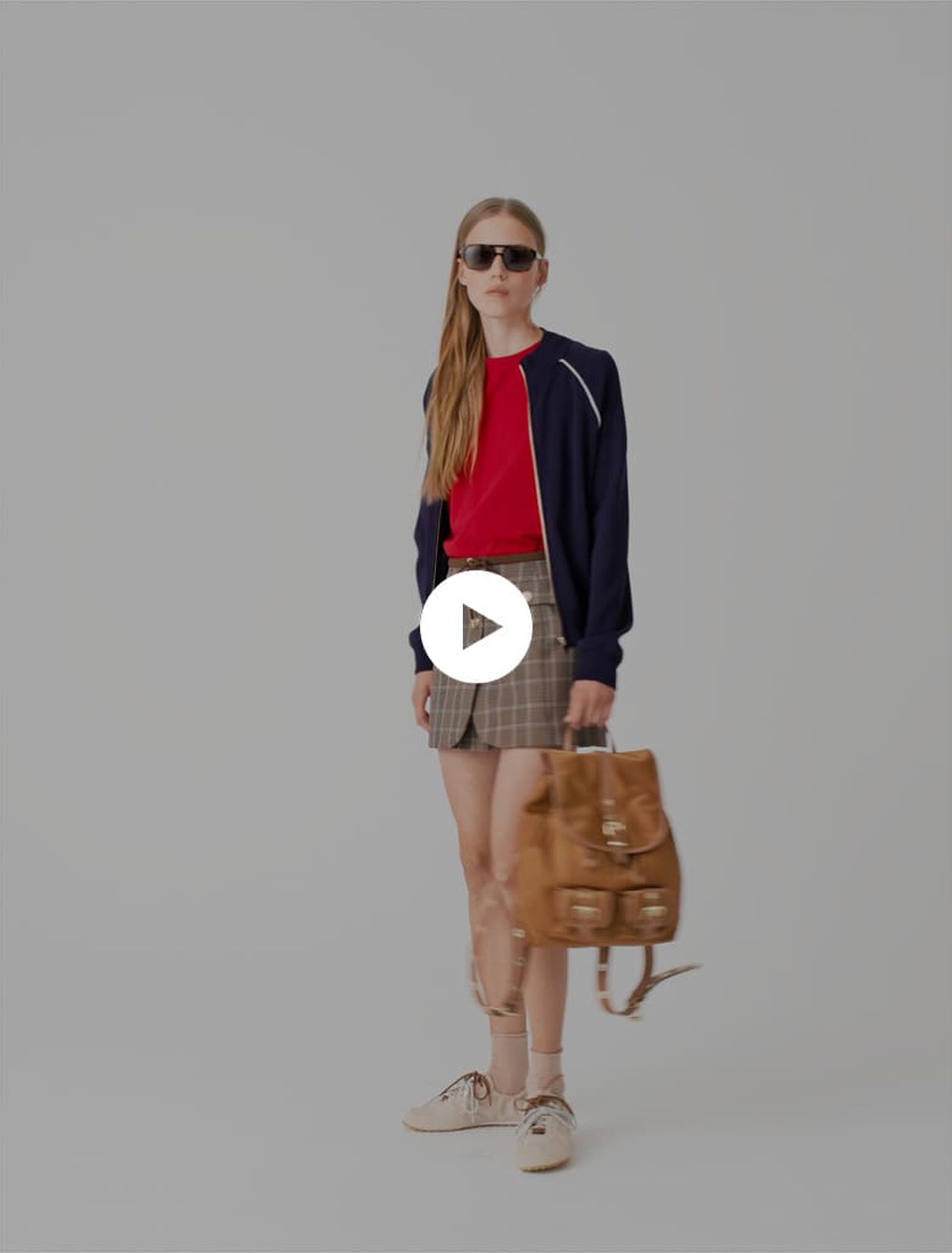 Zipped cardigan