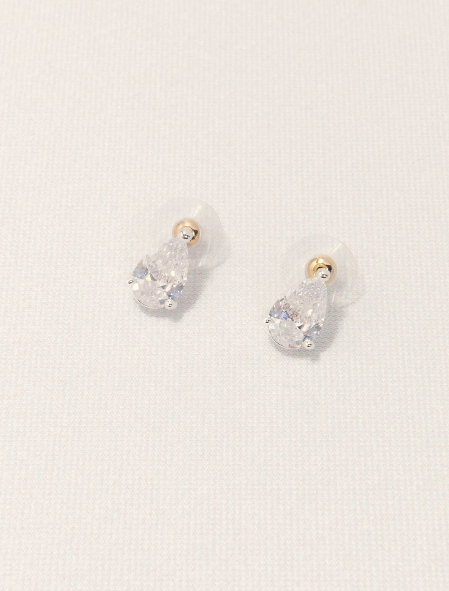 Small rhinestone earrings