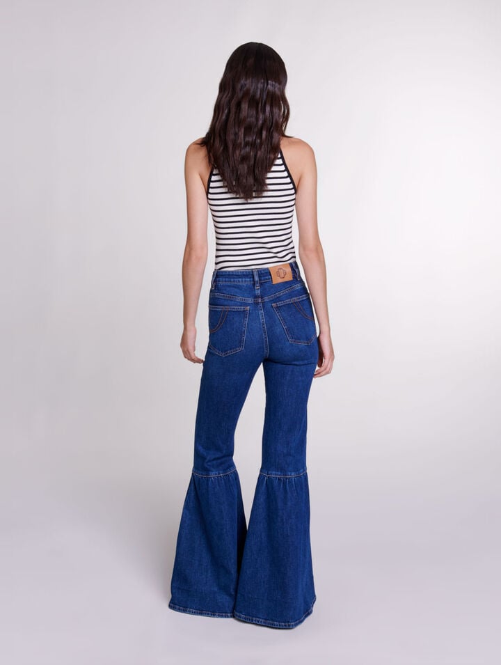 Flared jeans
