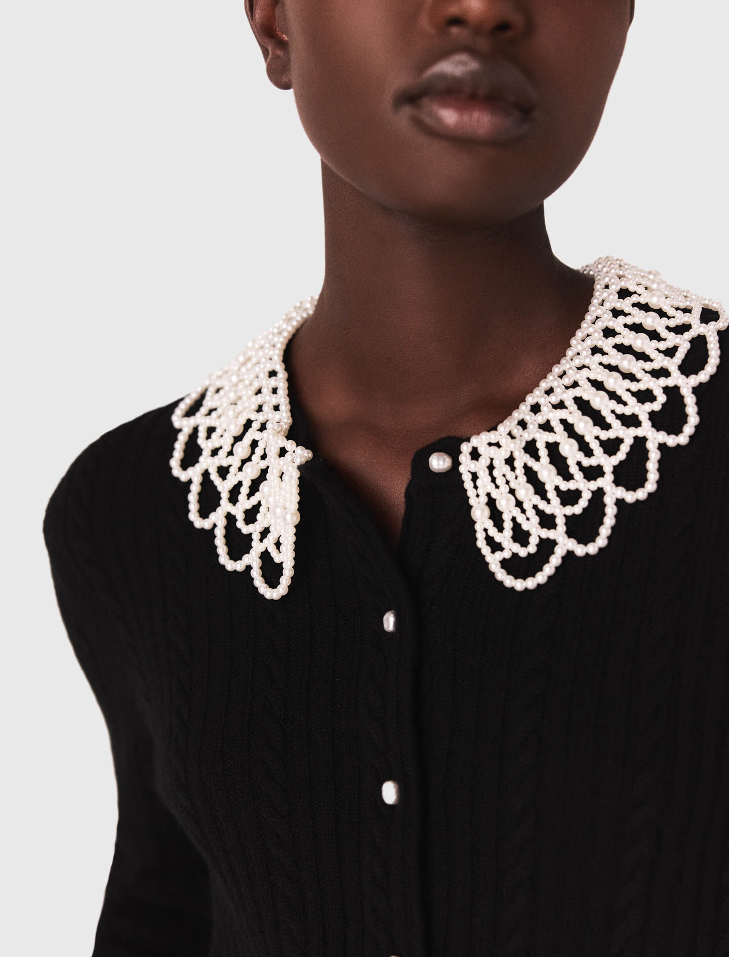 トップス RAD MUSICIAN Beads Cardigan RAD MUSICIAN Beads Cardigan