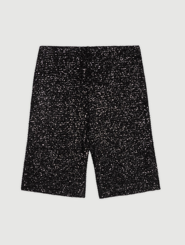 Glittery cycling shorts