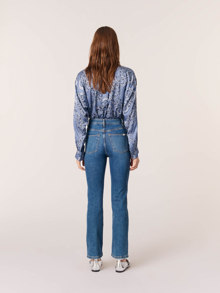 Flowing printed shirt