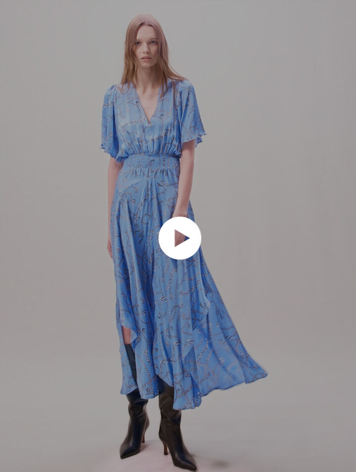 Patterned maxi dress