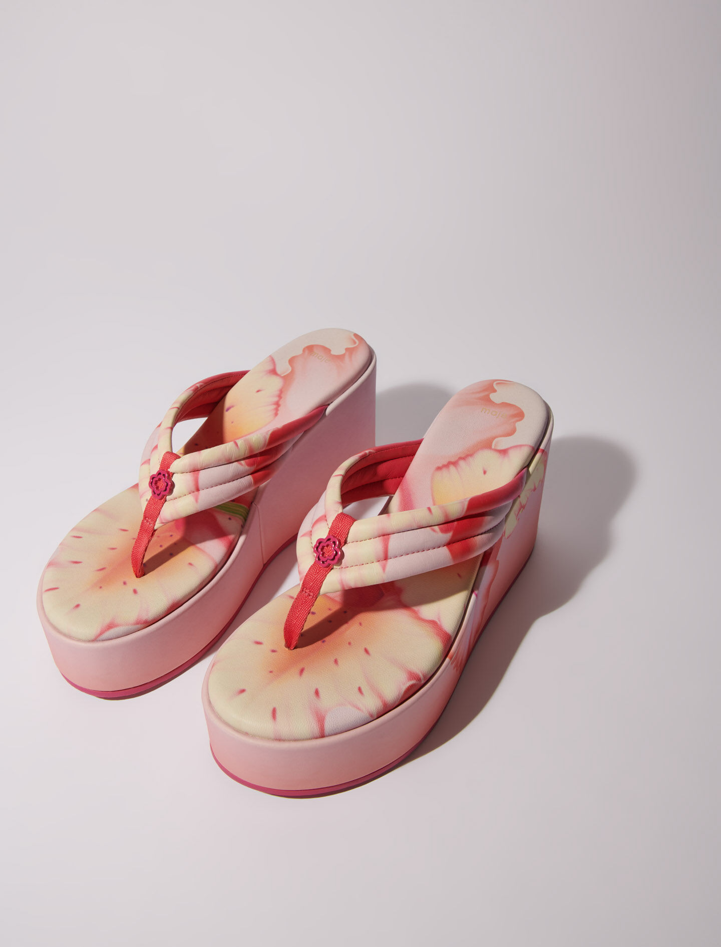 Flower print sandals sale