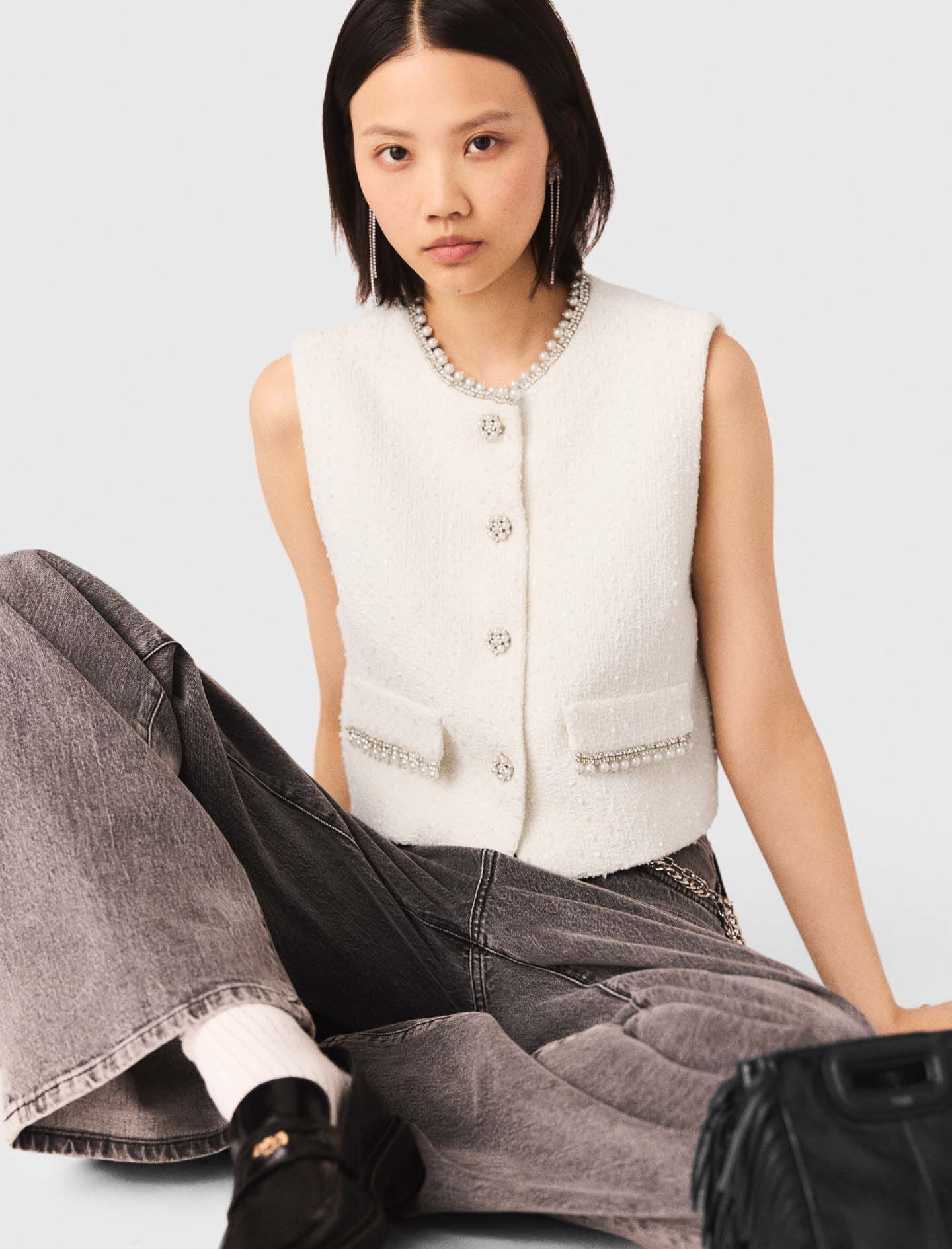 Beaded tweed jacket 3