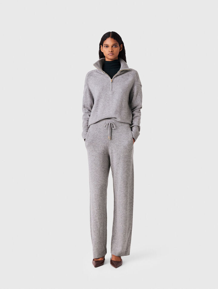 Knit trousers