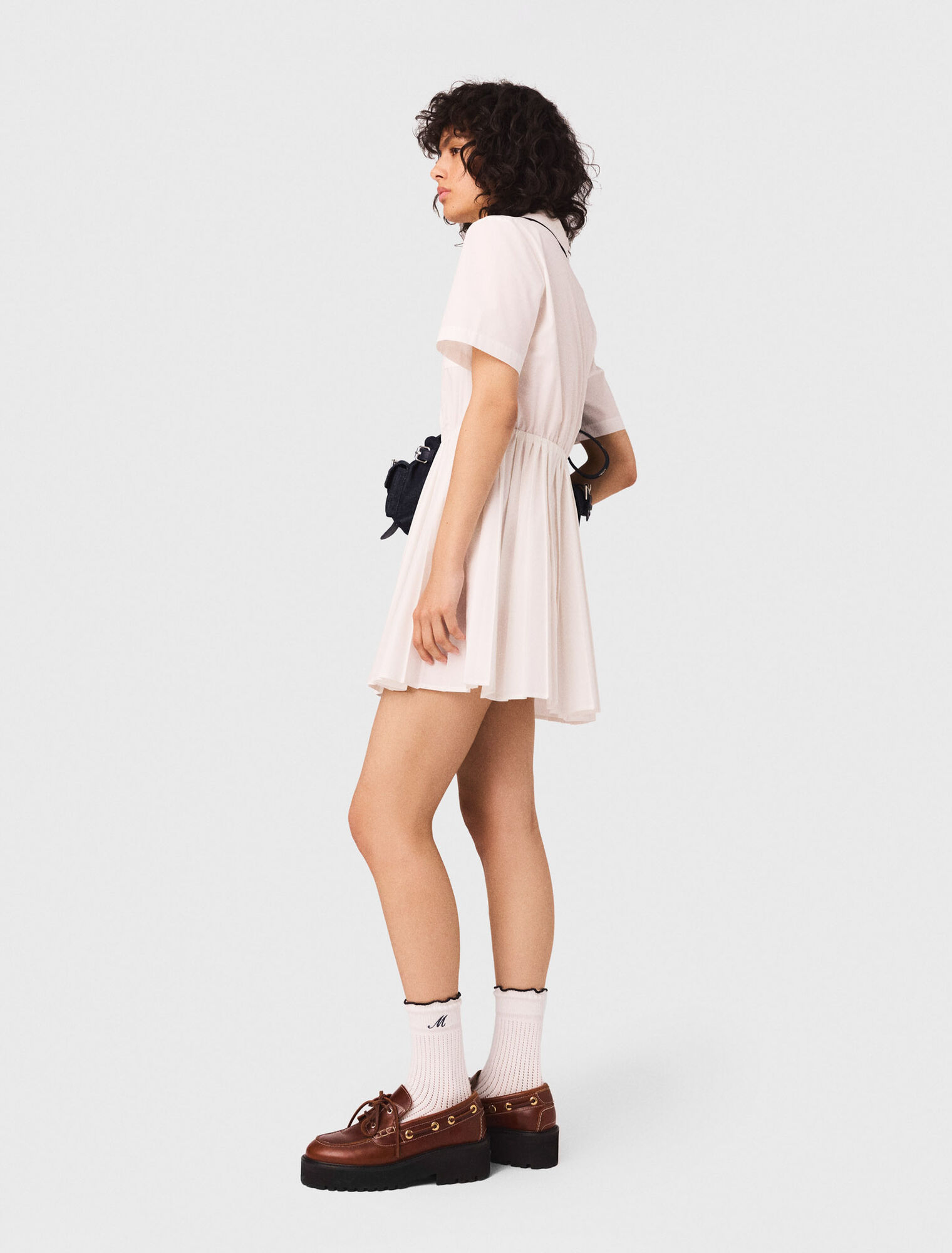 Short-sleeve shirt dress