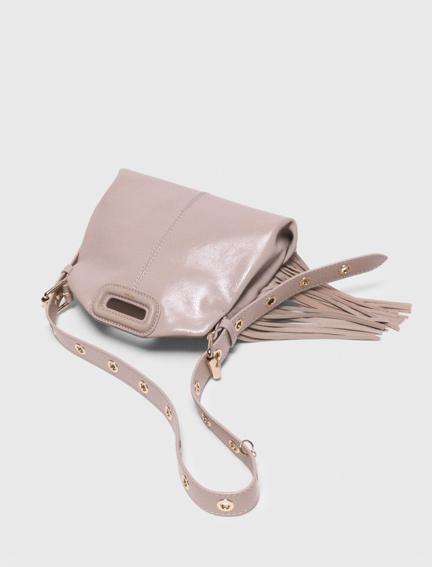 Naplak leather Miss M Mini bag Natural for Women | Maje