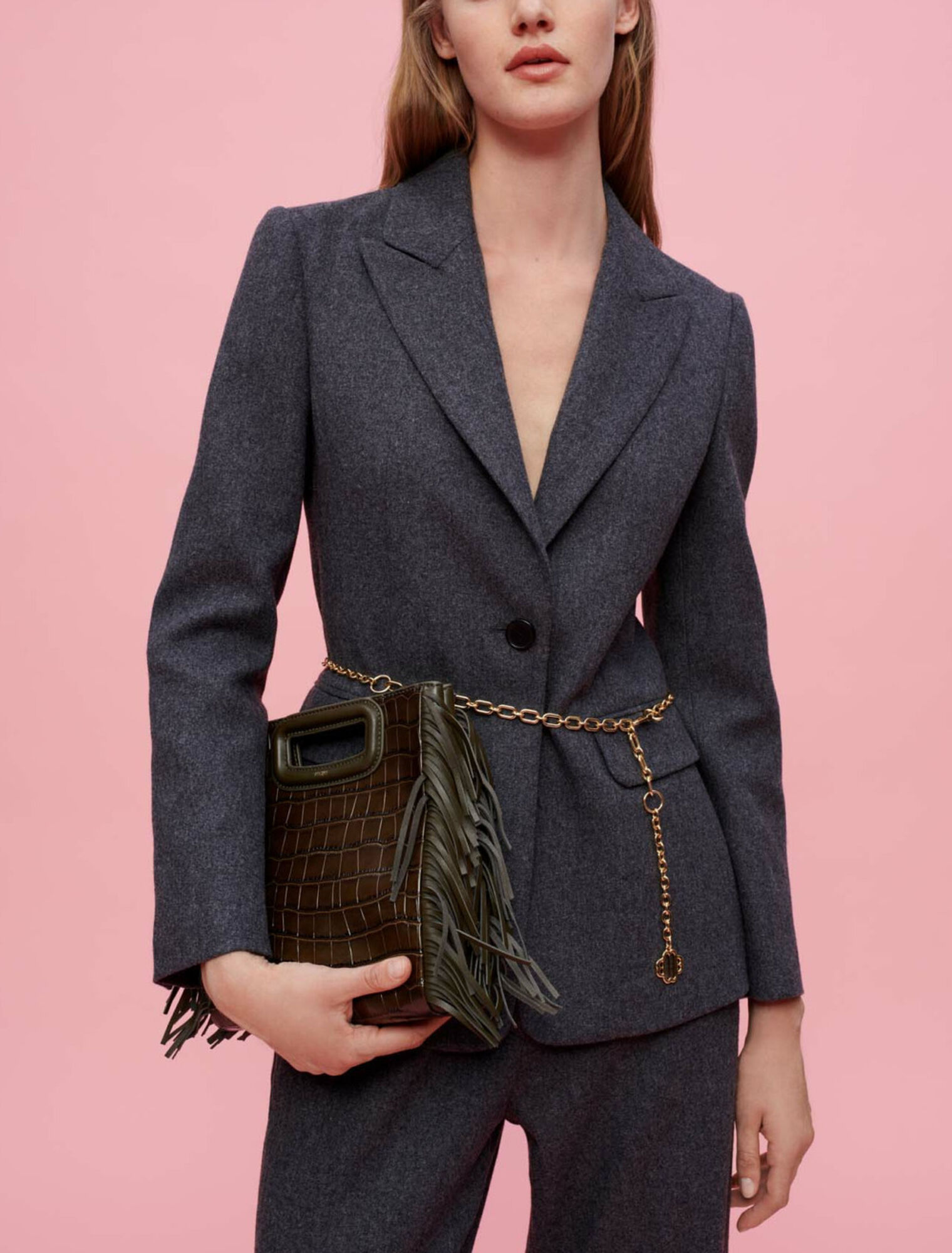 Gray flannel jacket