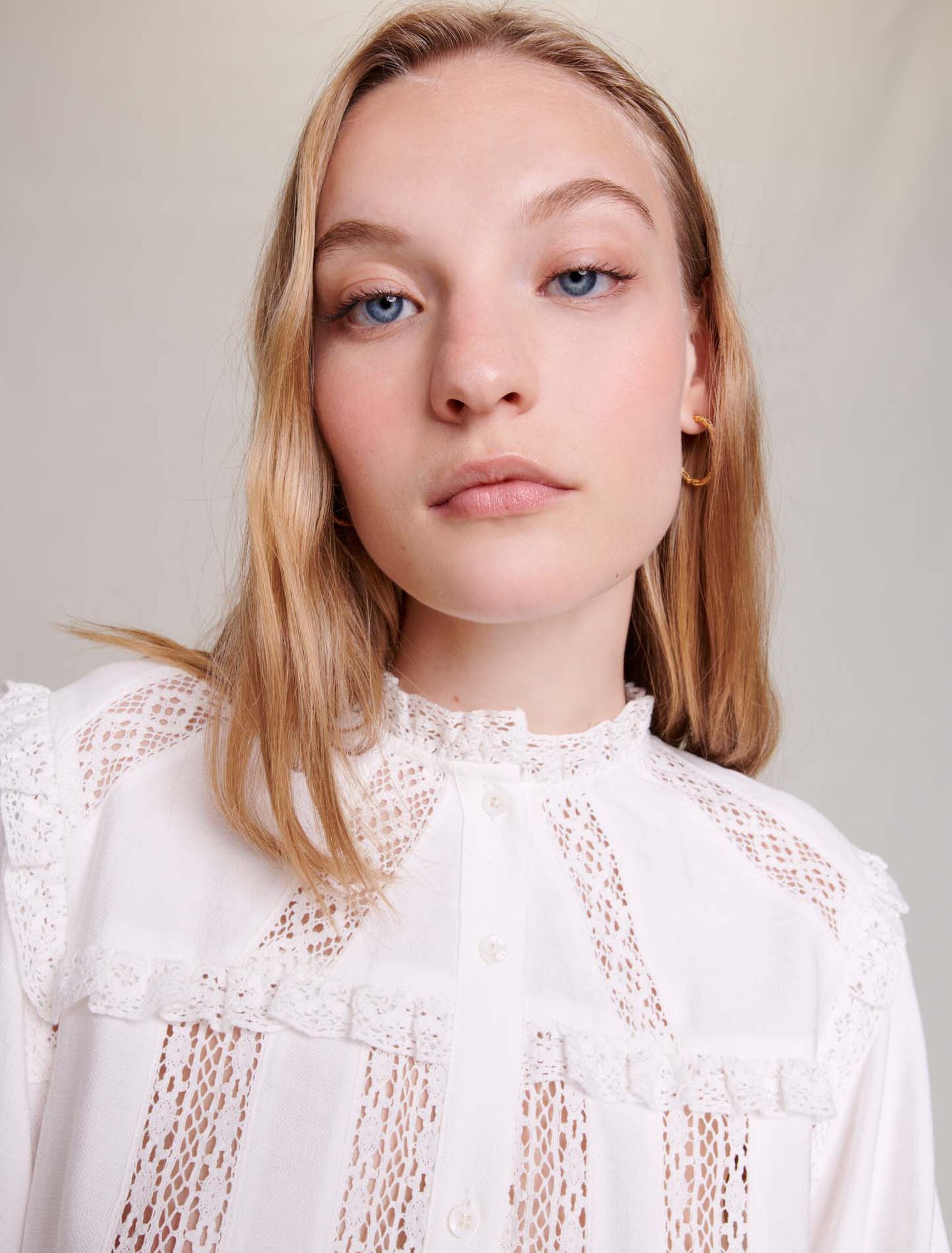 Openwork shirt