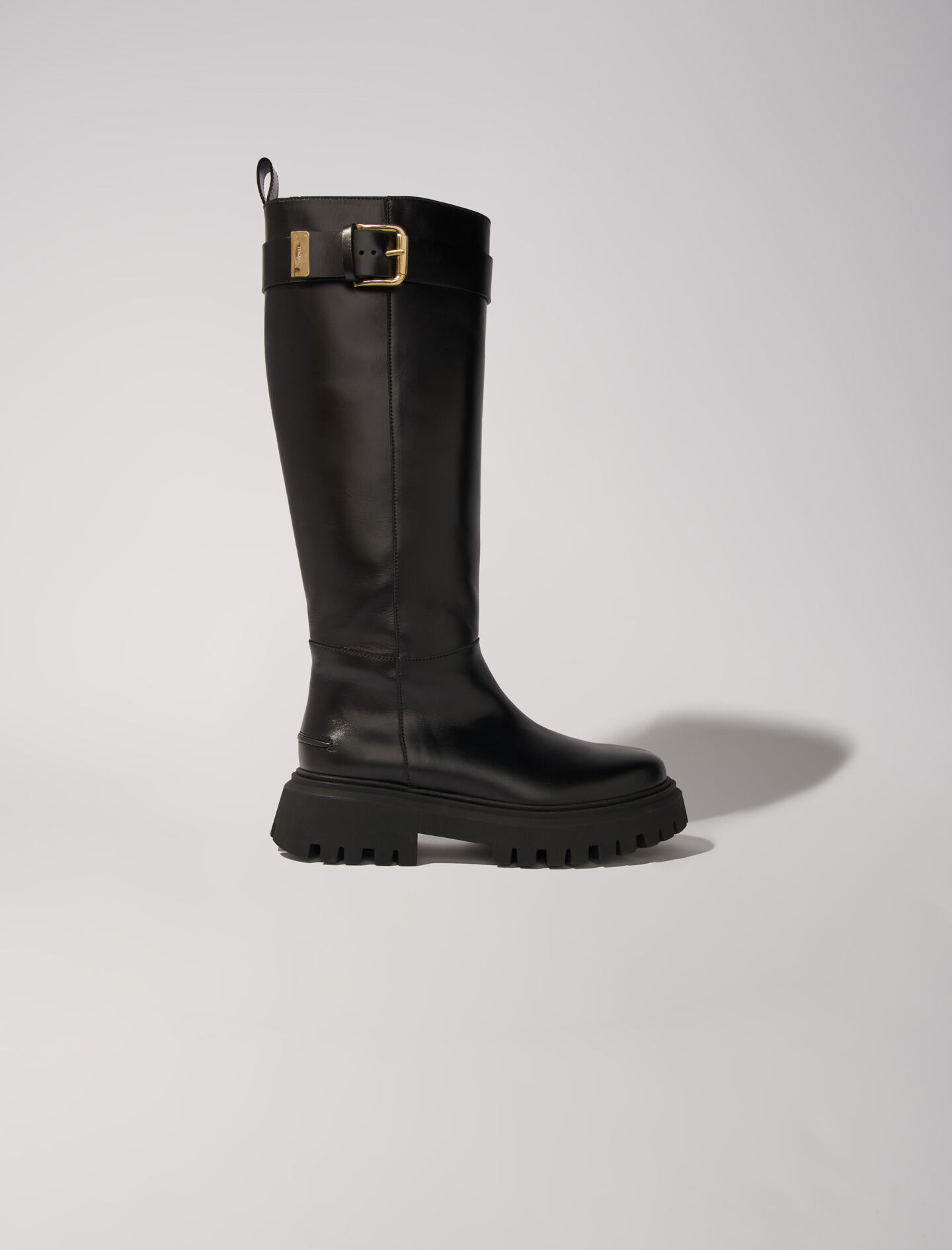 Maje leather boots hotsell
