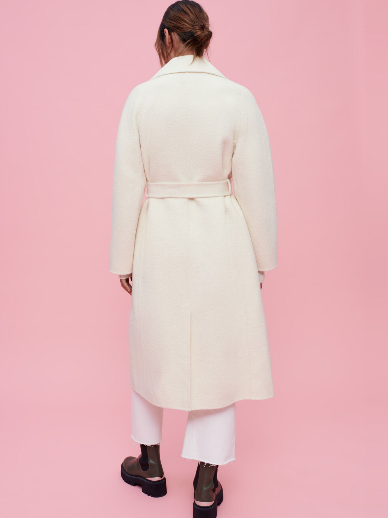 Maje pink coat clearance