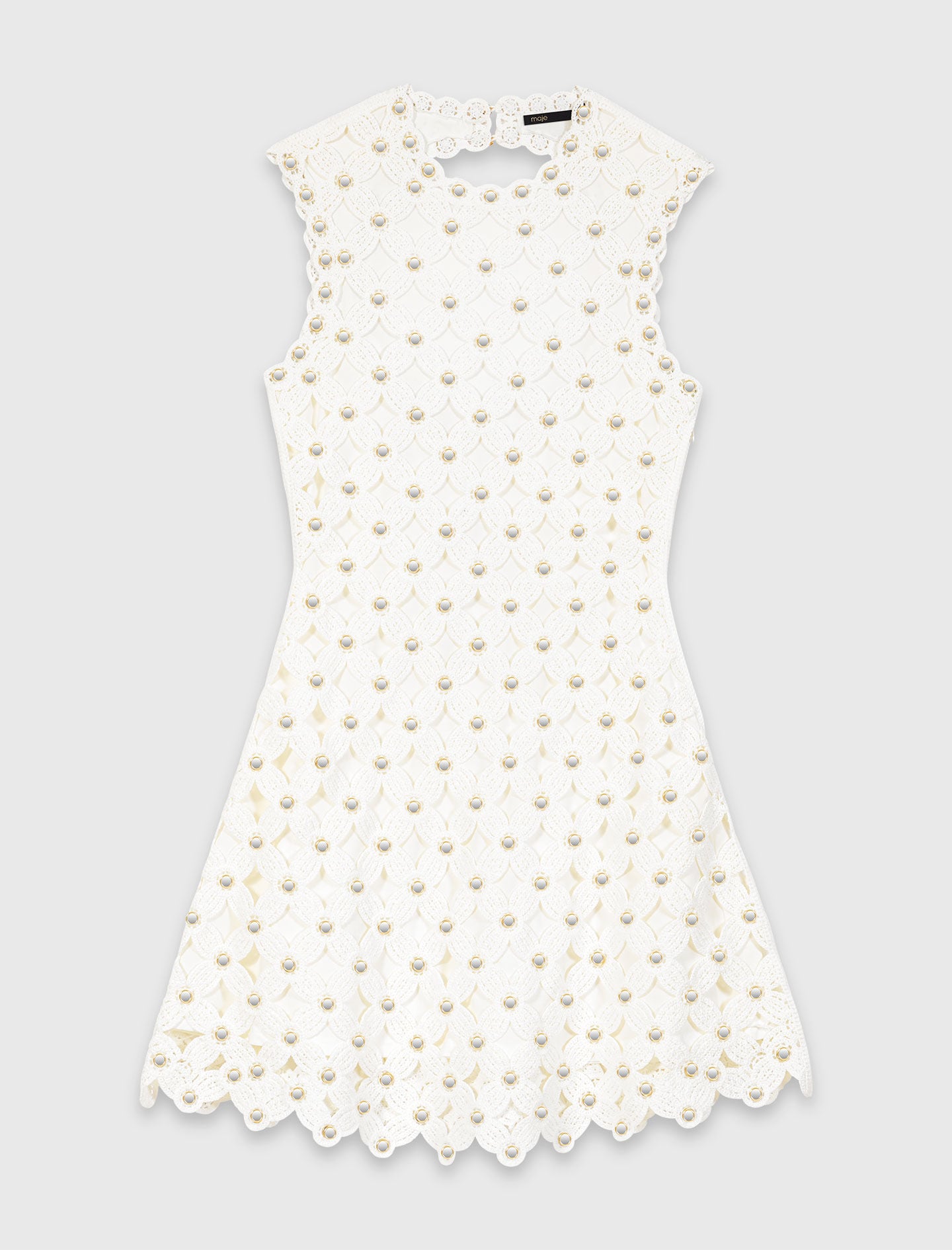 Mirrored crochet dress 6