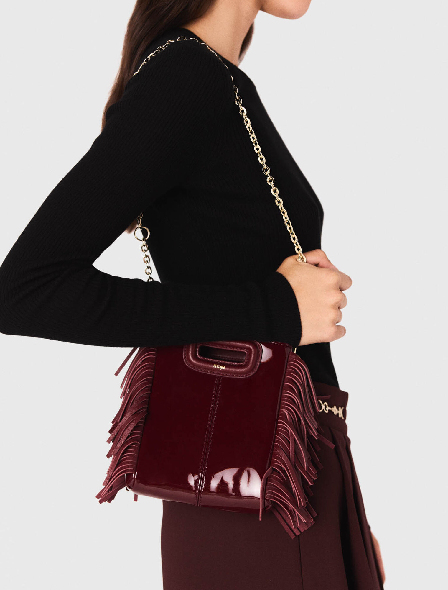 Short pleated skirt