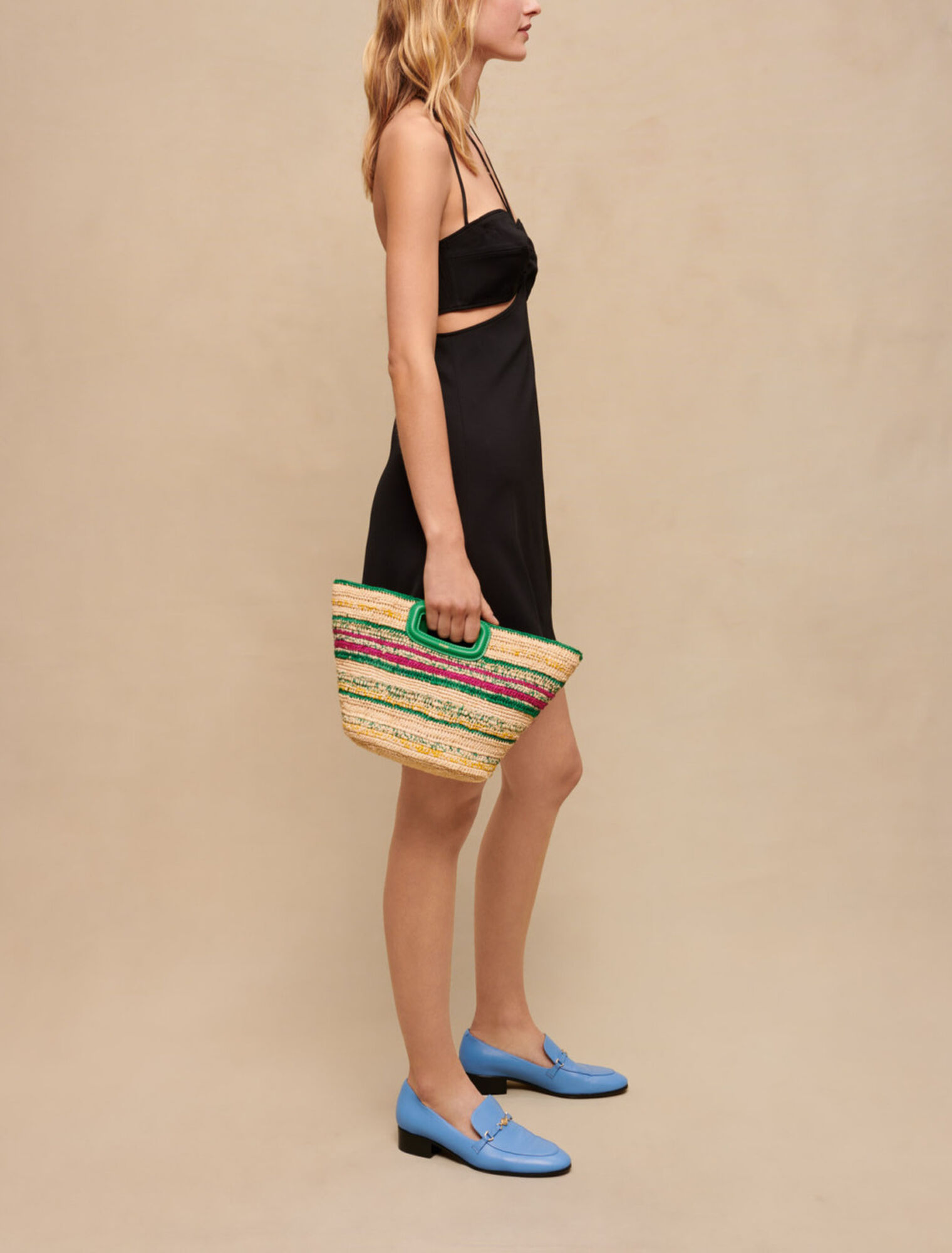Openwork short dress