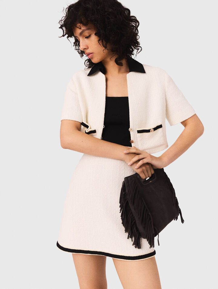 2-in-1 tweed dress