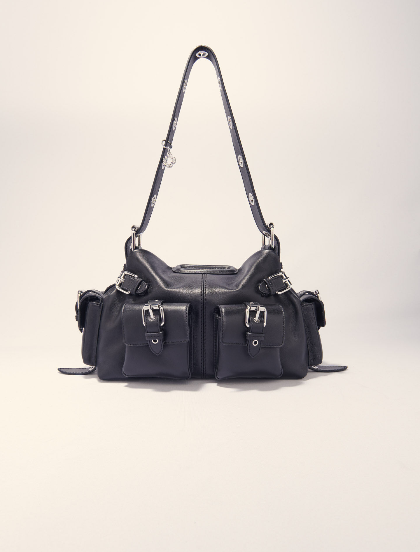 Miss M pockets leather bag - New collection | Maje