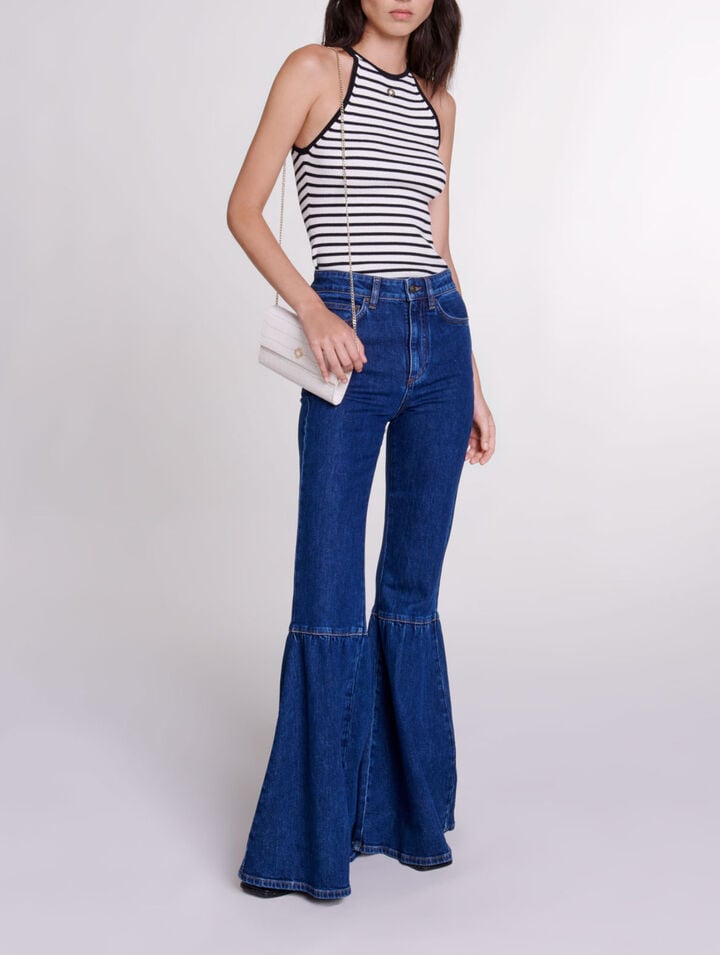 Flared jeans