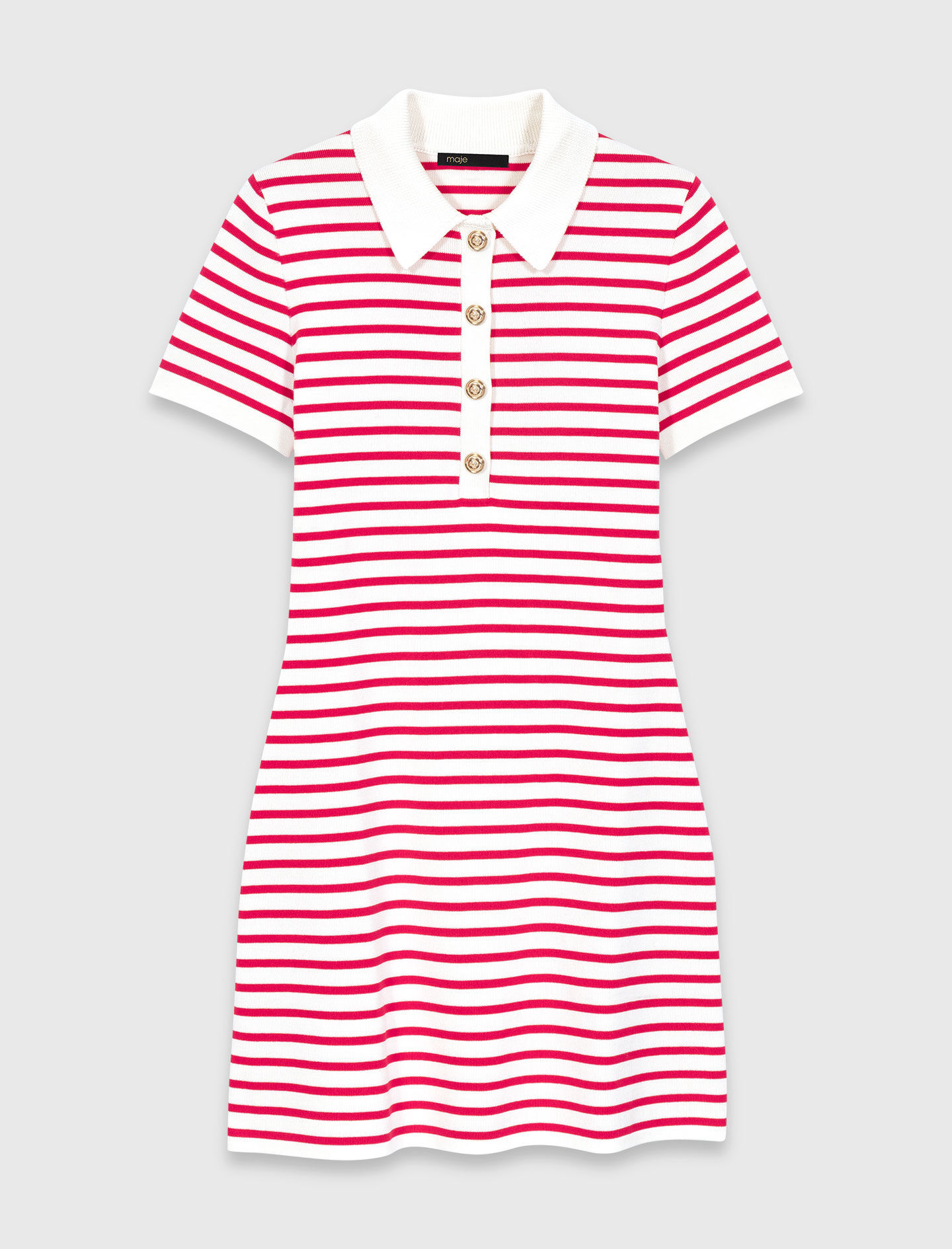 Striped polo dress 8