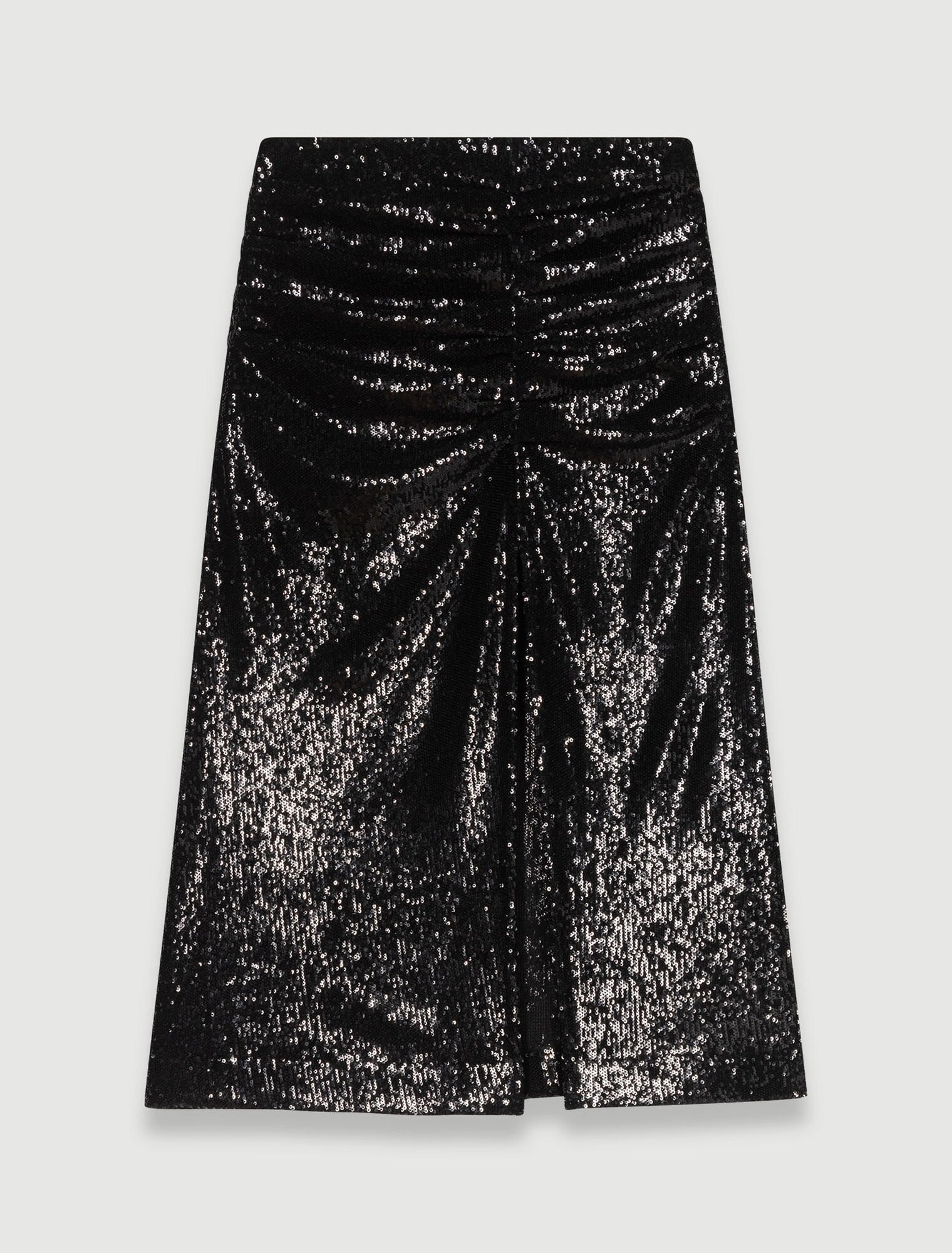 Sequinned midi skirt