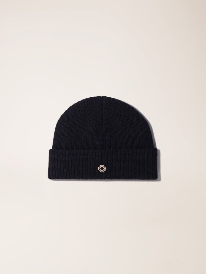 Wool and cashmere hat